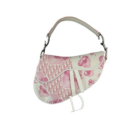 2000's Dior Cherry Blossom Saddle Bag – ivia retró